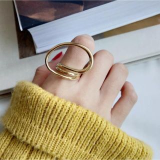 tear drop ring gold ゴールド　リング(リング(指輪))