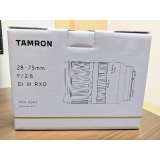 タムロン(TAMRON)の【新品未開封】TAMRON 28-75mm F/2.8 Di  III RXD(レンズ(ズーム))