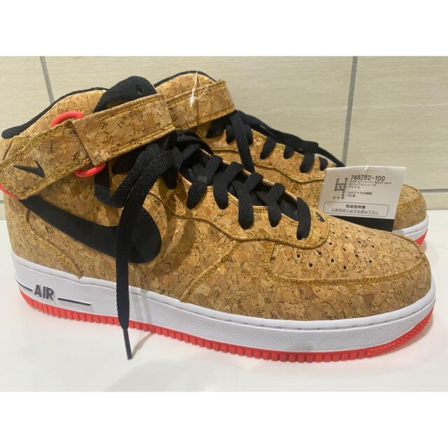 スニーカー2015 NIKE AIR FORCE 1 MID 07 CORK US10.5