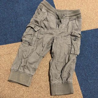 ベビーギャップ(babyGAP)の美品 baby GAP カーゴパンツ グレー 12-18 (パンツ)