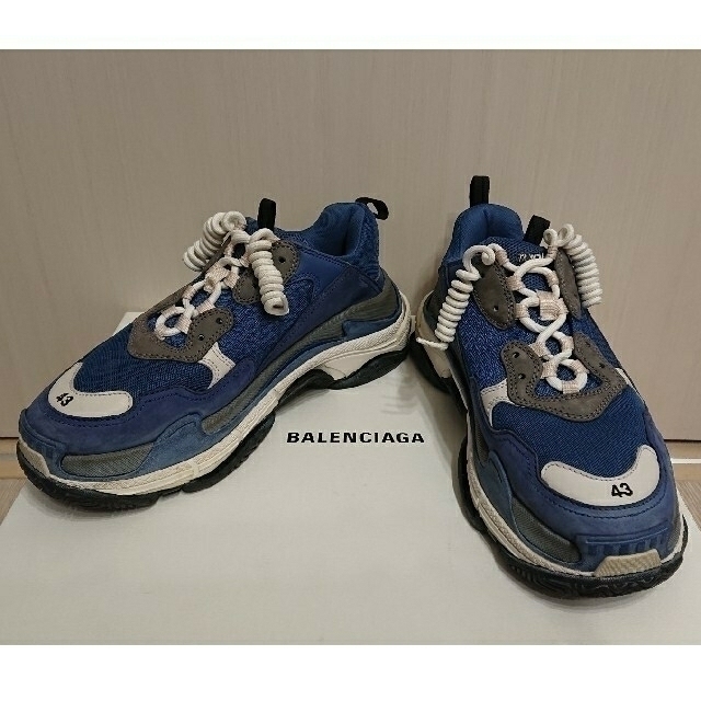 Balenciaga(バレンシアガ)の※売切価格※トリプルエス バレンシアガ ネイビー 43 28.5㎝ メンズの靴/シューズ(スニーカー)の商品写真