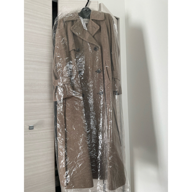 COCO DEAL(ココディール)の【sweetコラボ】ウールトレンチデザインコート モカ サイズ1 レディースのジャケット/アウター(ロングコート)の商品写真
