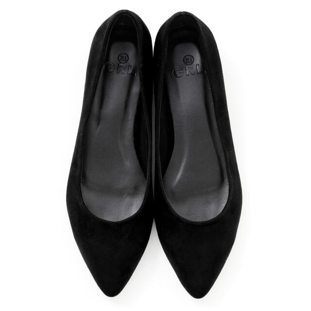GRL(グレイル)のGRL グレイル  ローヒールパンプス  24㎝ ブラック レディースの靴/シューズ(ハイヒール/パンプス)の商品写真