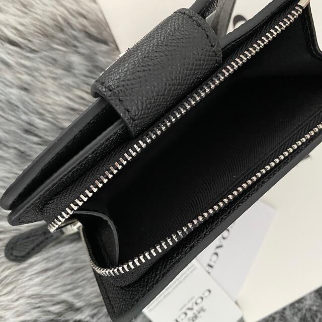 COACH - 新品☆COACH(コーチ)メンズ ブラック レザー 折り財布の通販 ...