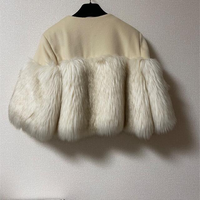 ☆超目玉】 訳アリ 定価¥12万 エリザベッタフランキ ファーコート