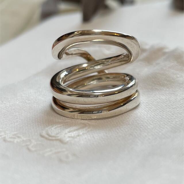 ブランイリス　blanc iris volute ring【10号】