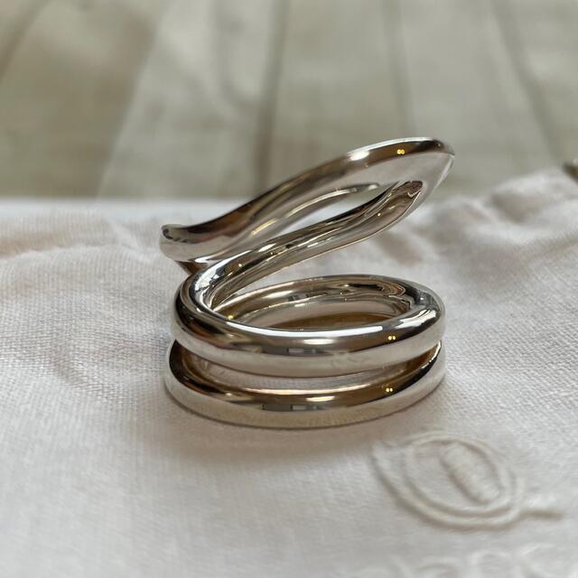 ブランイリス　blanc iris volute ring【10号】