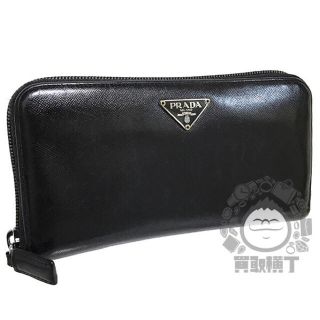 プラダ(PRADA)のプラダ 長財布 黒 レザー 1M0506 サフィアーノ 【KAH3080】(財布)