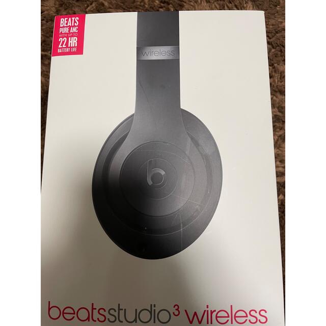 【新品未開封】ビーツ Beats Studio3 ワイヤレスヘッドホン ブラック