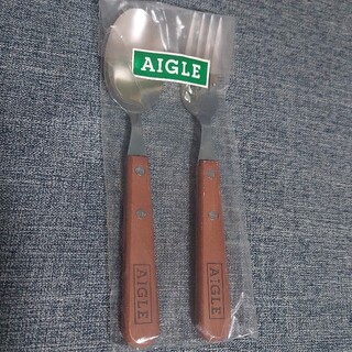 エーグル(AIGLE)のAIGLE　スプーン・フォークセット　【新品・未使用】(カトラリー/箸)