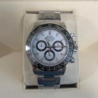 ロレックス(ROLEX)の新品　ロレックス　コスモグラフデイトナ　白116500LN デイトナ　3(腕時計(アナログ))