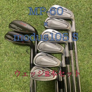 ミズノ(MIZUNO)のアイアンセット-mizuno mp-60+ウェッジ2本セット(クラブ)