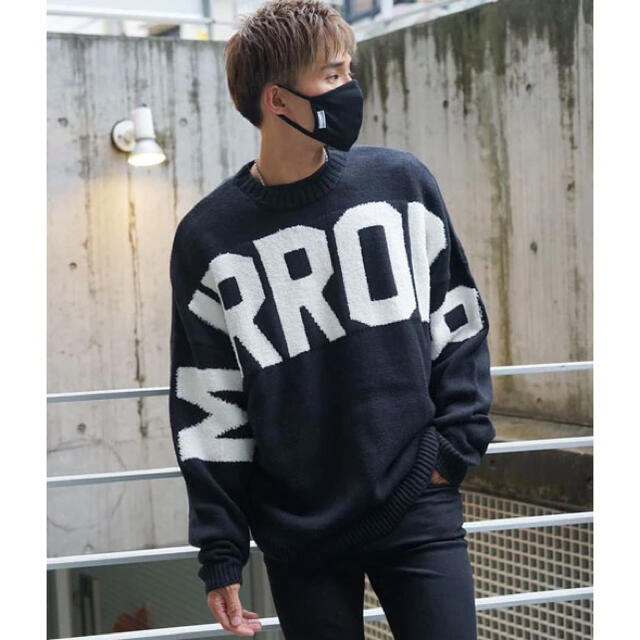 MIRROR9 ICON Knit Pullover Black 浜崎あゆみ着用-