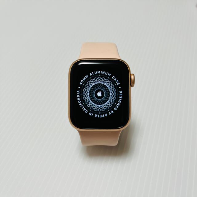 APPLE WATCH4 40MM Gold aluminum 本体APPLE