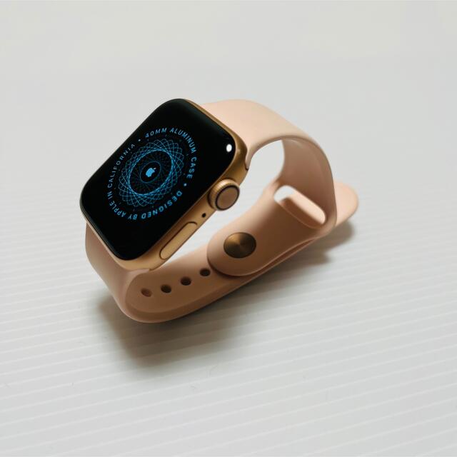 APPLE WATCH4 40MM Gold aluminum 本体 | angeloawards.com
