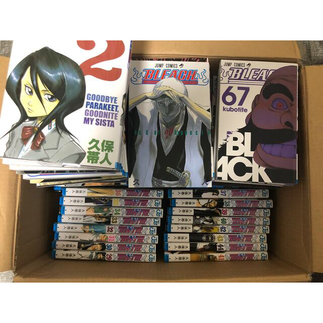 シルバー/レッド 極美品 BLEACH全巻 新品 日焼けキズ無し - 通販 - www