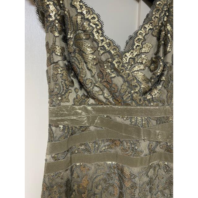 限定製作】 新品 TADASHI SHOJI ブルースパンコール サイズ2 T43