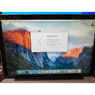 マック(Mac (Apple))の【MacBook Pro(15-inch.Late 2008)】(ノートPC)