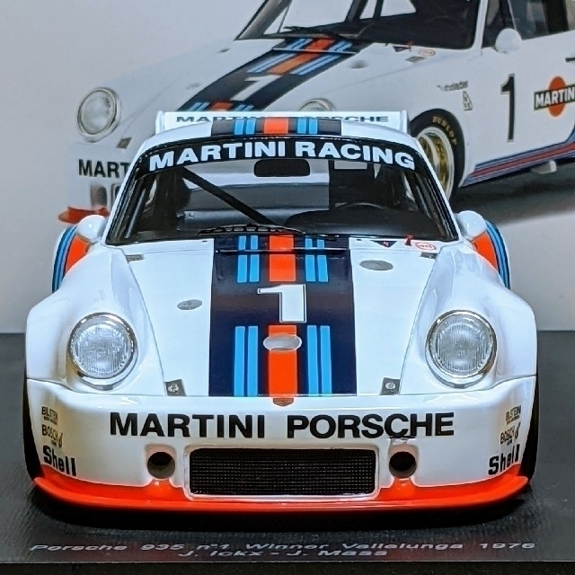 Porsche - 1/18スパーク ポルシェ935マルティニ 1976Vallelunga 優勝車