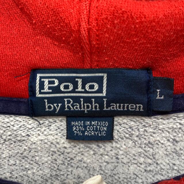 POLO RALPH LAUREN(ポロラルフローレン)のポロラルフローレン☆マルチカラー マリンカラー プルオーバー スウェットパーカー メンズのトップス(パーカー)の商品写真