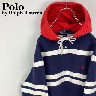 ポロラルフローレン(POLO RALPH LAUREN)のポロラルフローレン☆マルチカラー マリンカラー プルオーバー スウェットパーカー(パーカー)