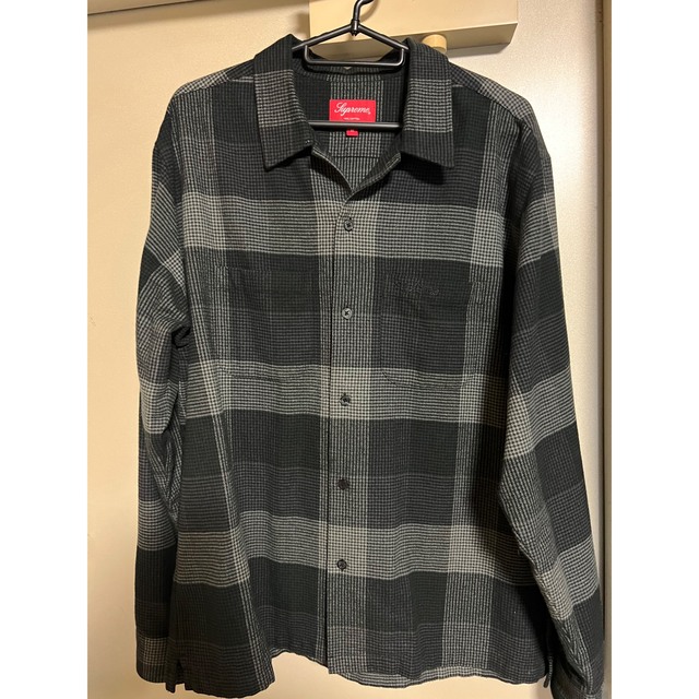 supreme plaid flannel shirt 21aw