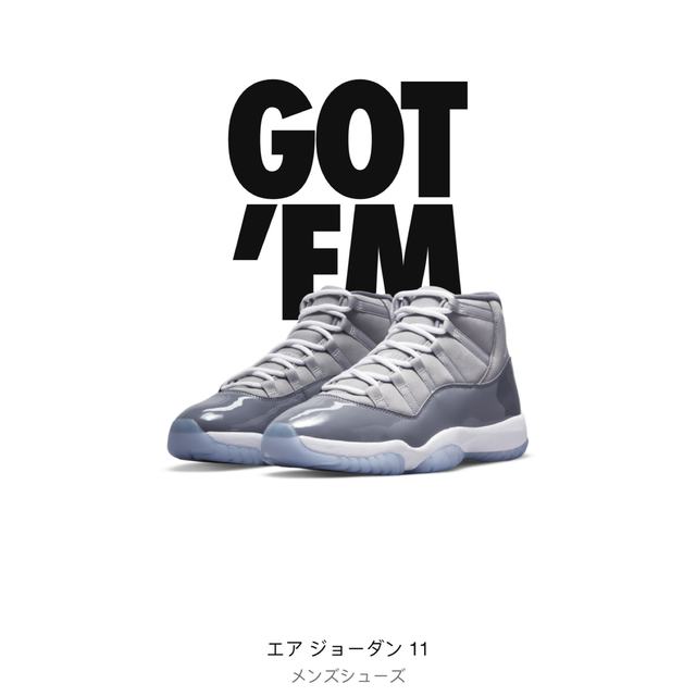 Nike Air Jordan 11 "Cool Grey"