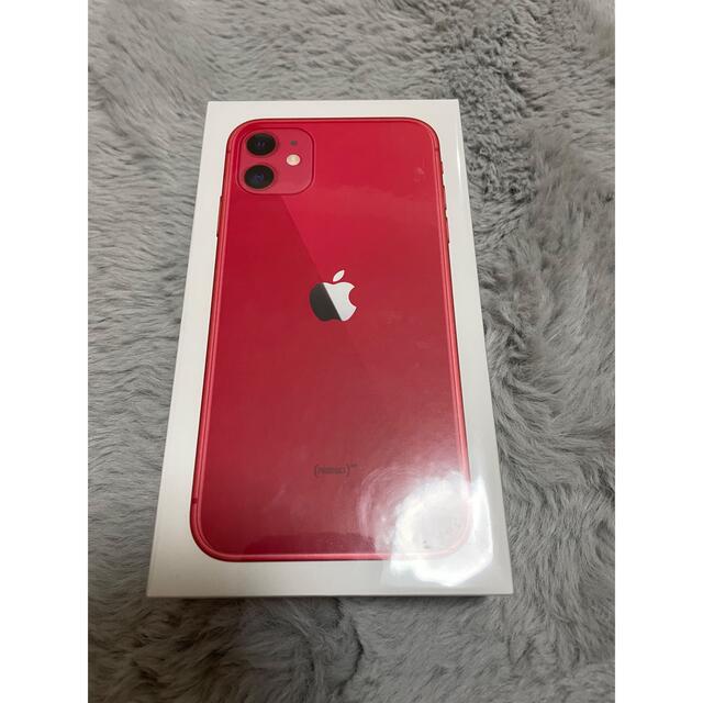 数量は多】 Apple - Apple iPhone11 MHDD3J/A SIMフリー Red 64GB