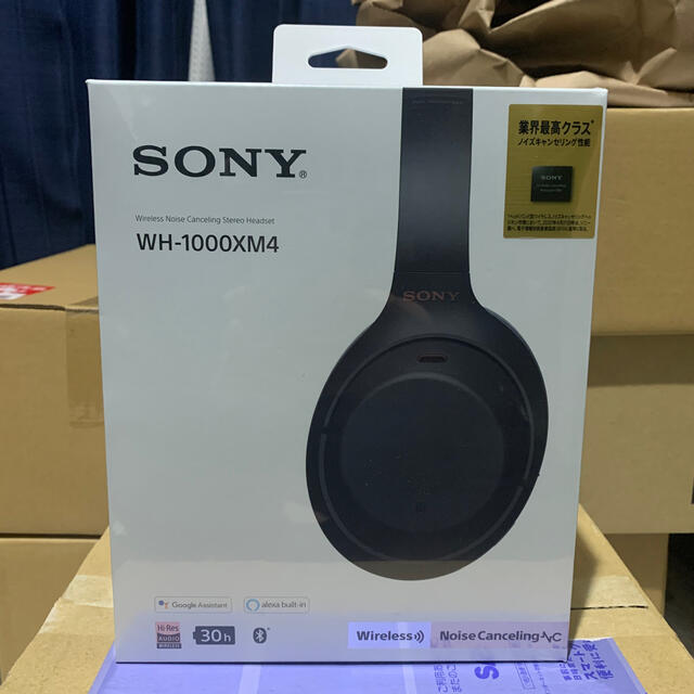 新品 SONY ワイヤレスヘッドホン WH-1000XM4 ブラック