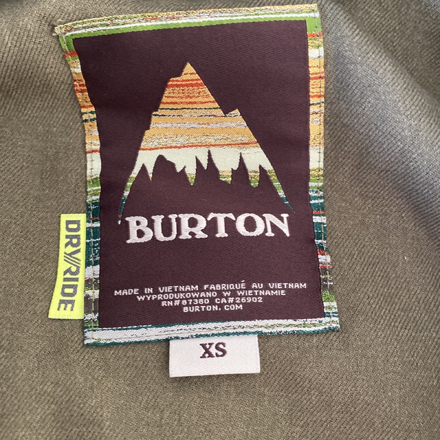 BURTON(バートン)のBurton バートン　スノーボード　ウェア　XS スポーツ/アウトドアのスノーボード(ウエア/装備)の商品写真