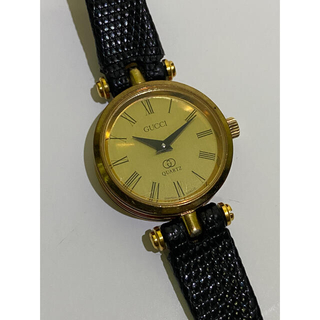 グッチ(Gucci)のオールドグッチ　OLDGUCCI  シェリーライン　レディース腕時計　ジャンク(腕時計)
