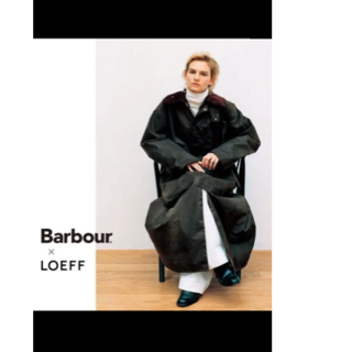 loeff 別注Barbour サイズ　４０　美品　バブアー(ロングコート)