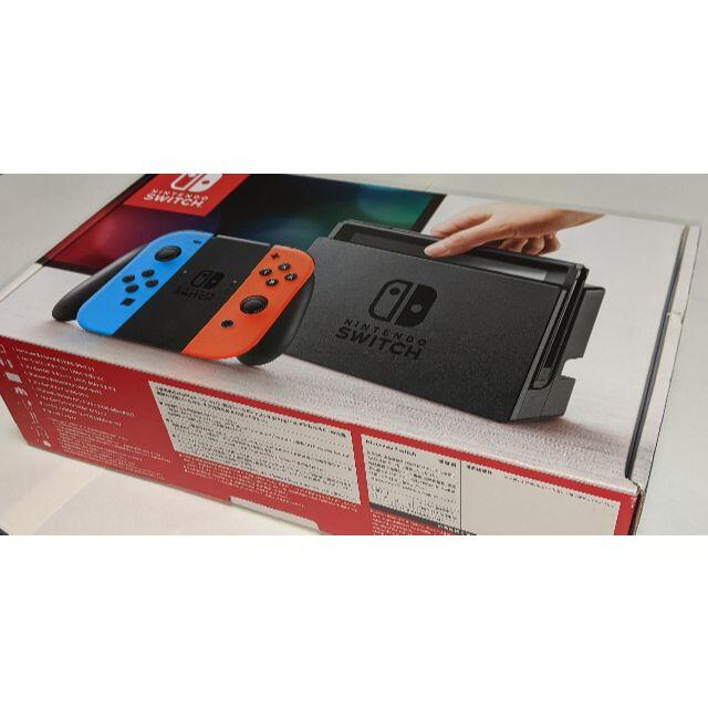 送料無料で安心 Nintendo switch本体Joy-Conネオンブルー/ネオンレッド