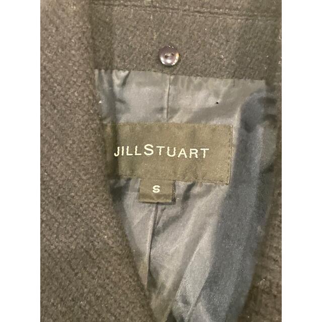 JILLSTUART(ジルスチュアート)のジルスチュアート　ラビットファー付き可愛いコート　黒　ブラック レディースのジャケット/アウター(その他)の商品写真