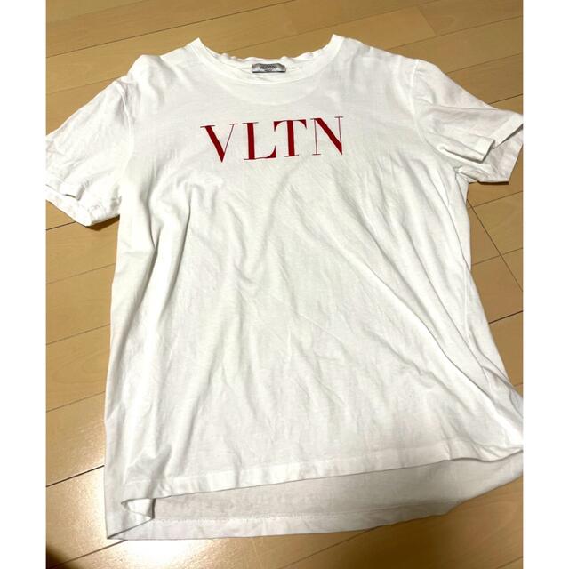 VALENTINO ヴァレンティノ Tシャツ VLTNロゴ 白 ホワイト M