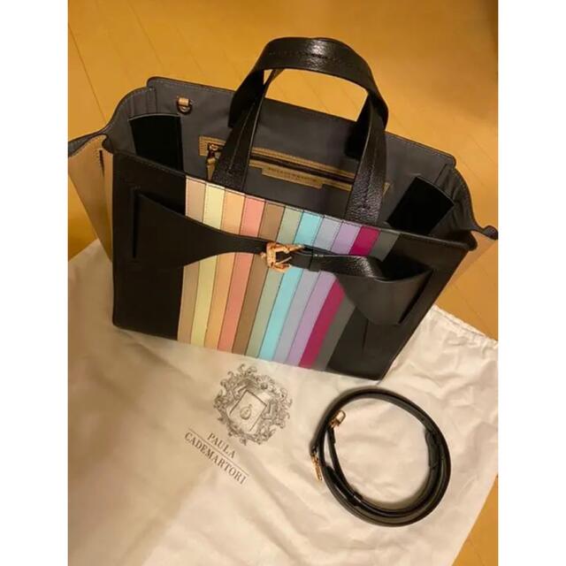 【ほぼ新品/美品】Paula Cademartori  革製トートバッグ