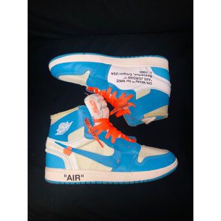 ナイキ(NIKE)の最速伝説様専用 貴重 NIKE jordan off-white unc 美品(スニーカー)