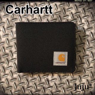 カーハート(carhartt)の【新品未使用】Carhartt カーハート 財布 ブラック 黒  二つ折り(折り財布)