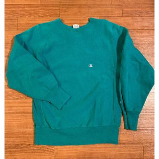 チャンピオン(Champion)のチャンピオン リバースウィーブ 90s M グリーン 古着 中古(スウェット)