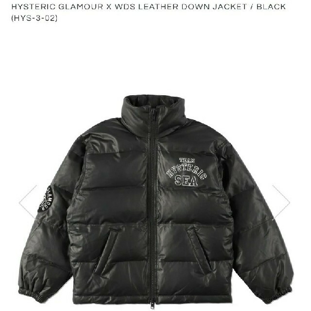 HYSTERIC GLAMOUR X WDS LEATHER DOWN