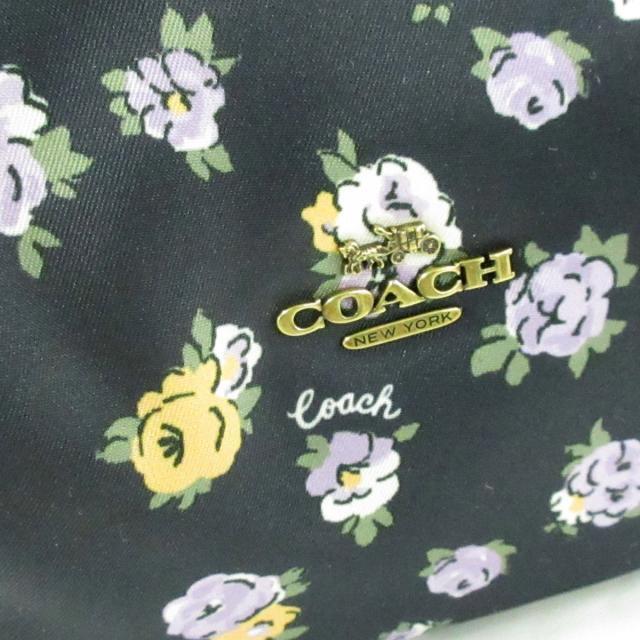 COACH(コーチ)のコーチ ポーチ美品  - 1078 花柄 ナイロン レディースのファッション小物(ポーチ)の商品写真