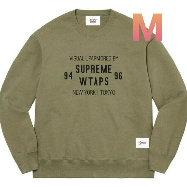 Supreme WTAPS シュプリーム ダブルタップス クルーネック M