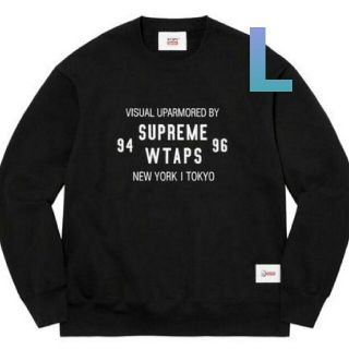 シュプリーム(Supreme)のSupreme WTAPS シュプリーム ダブルタップス クルーネック L(スウェット)