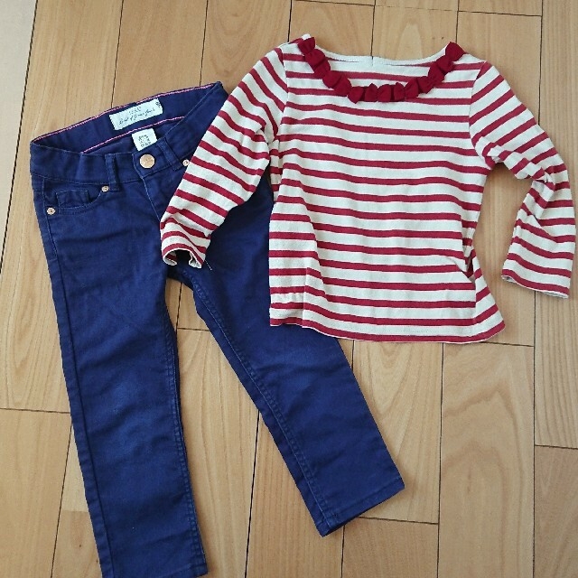 babyGAP(ベビーギャップ)の90-100㎝  女の子   まとめ売り 秋冬服 キッズ/ベビー/マタニティのキッズ服女の子用(90cm~)(Tシャツ/カットソー)の商品写真