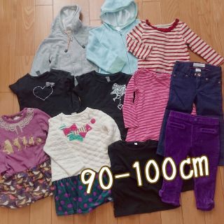 ベビーギャップ(babyGAP)の90-100㎝  女の子   まとめ売り 秋冬服(Tシャツ/カットソー)