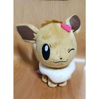 ポケモン(ポケモン)のポケモンイーブイ　コロっとまんまる　ぬいぐるみ(ゲームキャラクター)