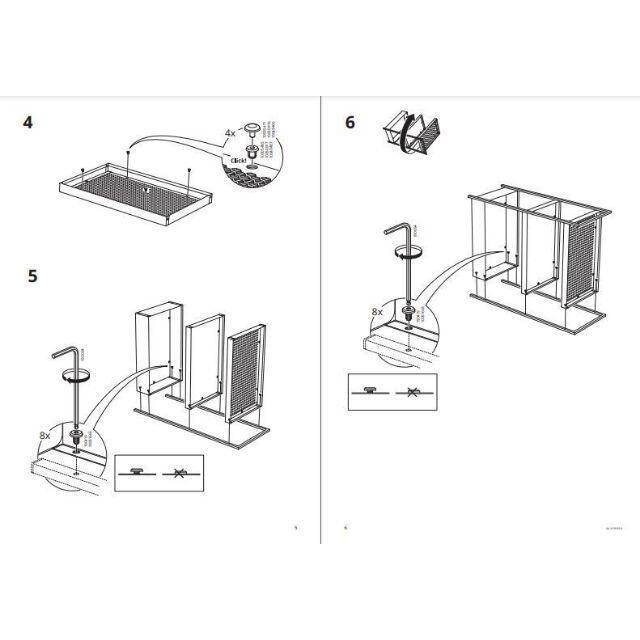 IKEA(イケア)の新品　イケア　ＩＫＥＡ　NISSAFORS ニッサフォース ワゴン, ブラック インテリア/住まい/日用品の収納家具(棚/ラック/タンス)の商品写真