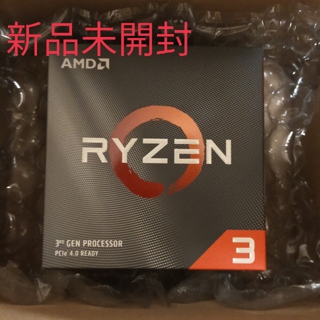 スマホ/家電/カメラ【新品未開封】AMD CPU 3100 BOX（Ryzen 3）