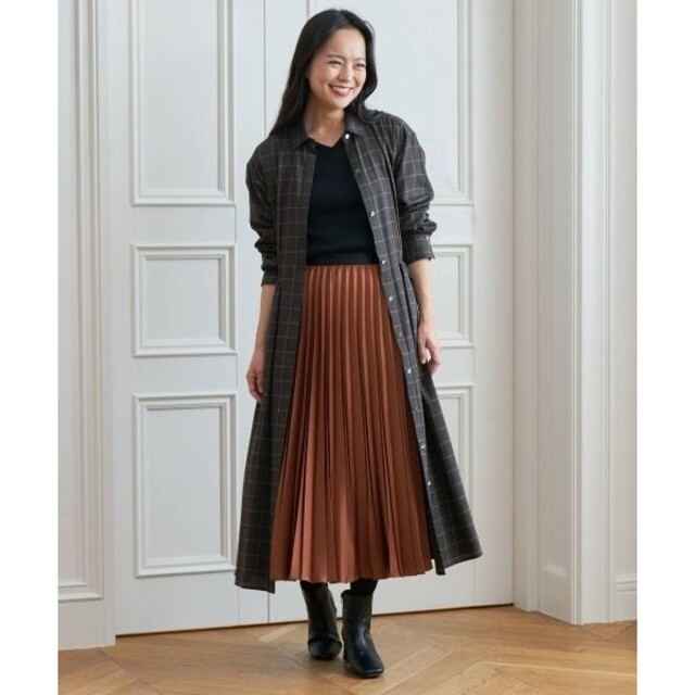 年末 アナイ 美品◇サテンプリーツスカート - www.tauntonscrapmetal.com
