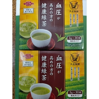 タイショウセイヤク(大正製薬)の大正製薬 血圧が高めの方の健康緑茶　3g×30袋×2箱　機能性表示食品(健康茶)